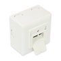 GoodConnections Toma de red Cat. 6, 2xRJ45, blindada, blanco