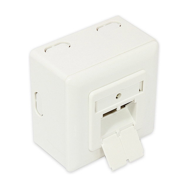 Good Connections Toma de red Cat. 6, 2xRJ45, blindada, blanca RAL1013, modelo Alcasa GC-N0027 Good Connections Toma de red Cat. 6, 2xRJ45, blindada, blanca RAL1013, modelo Alcasa GC-N0027