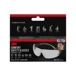3M Gafas de seguridad SF400C-1 lente transparente
