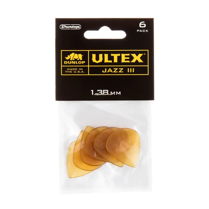 Dunlop Púas Jazz III 1.38Mm Pack 24 Unidades Dunlop Púas Jazz III 1.38Mm Pack 24 Unidades