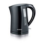 Severin WK 3498 Wasserkocher Eléctrico 1.5 Litros 2200 W Negro con Base 360 Grados, Apagado Automático y Protección Antisobrecalentamiento