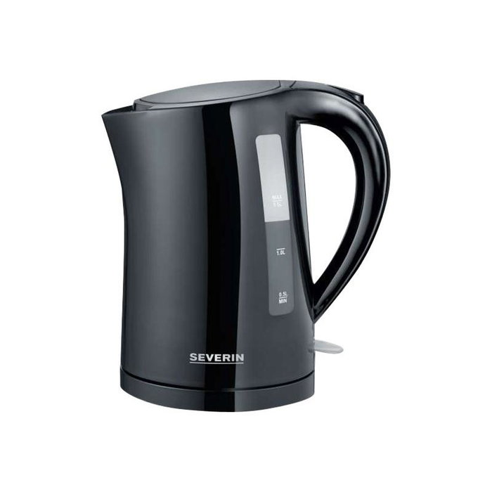 Severin WK3498 Tetera Eléctrica 1.5 Litros, Color Negro Schwarz