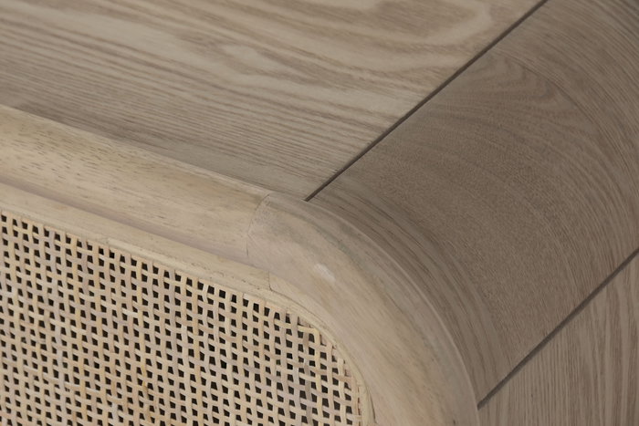 DKD Home Decor Mueble TV Ceiba Tropical Natural 120 x 39 x 60 cm