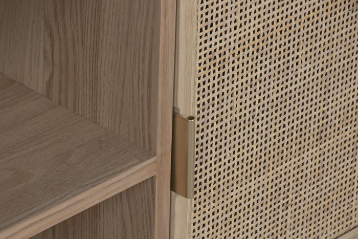 DKD Home Decor Mueble TV Ceiba Tropical Natural 120 x 39 x 60 cm