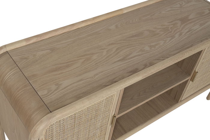 DKD Home Decor Mueble TV Ceiba Tropical Natural 120 x 39 x 60 cm