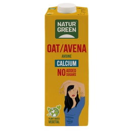 Naturgreen Bebida Avena Calcio Sin Azúcar 1 Litro