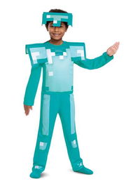 Disfraz para Niños Minecraft Armor Diamond 2 Piezas