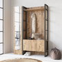 Hanah Home Ml16-A Consola de Entrada Pino Atlántico 90x180x34 cm