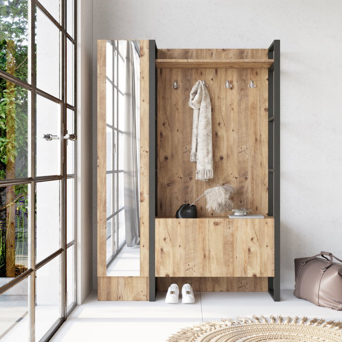 Hanah Home Ml16-A Consola de Entrada Pino Atlántico 90x180x34 cm