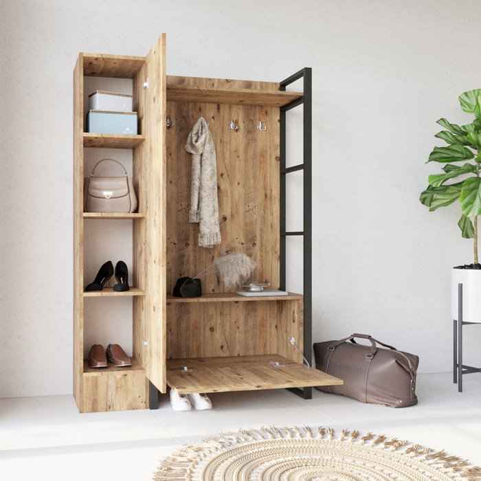 Hanah Home Ml16-A Consola de Entrada Pino Atlántico 90x180x34 cm