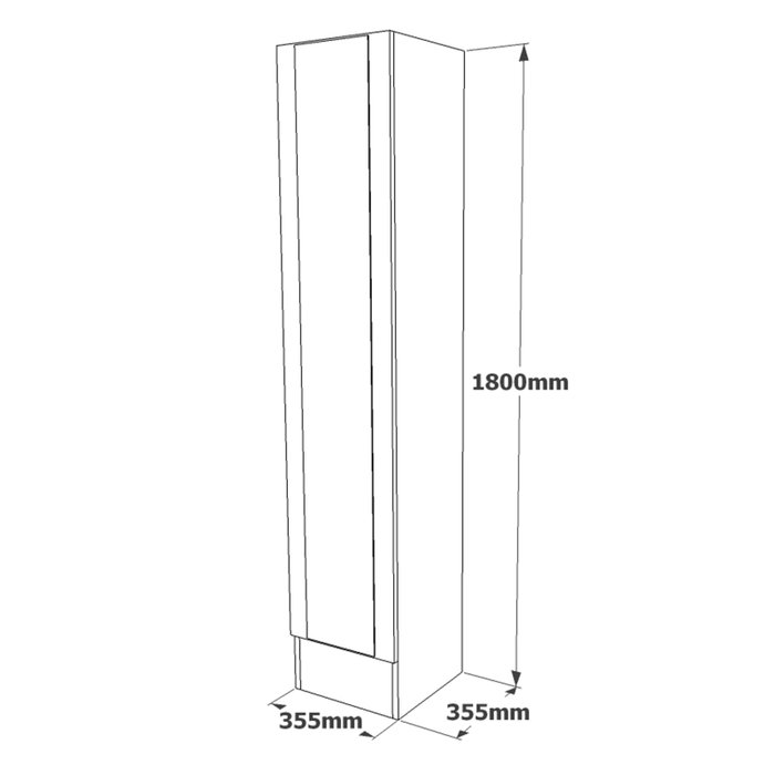 Hanah Home Ml16-A Consola de Entrada Pino Atlántico 90x180x34 cm