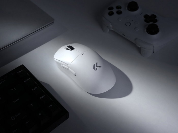 Mchose MC-A5V3-2 Ratón Gaming Inalámbrico Bluetooth 2.4GHz USB-C 26000 DPI Blanco
