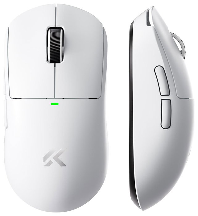 Mchose MC-A5V3-2 Ratón Gaming Inalámbrico Bluetooth 2.4GHz USB-C 26000 DPI Blanco