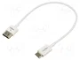 DeLOCK Cable HDMI High Speed con Ethernet 0,25 m HDMI-A a Mini-C Blanco 85140