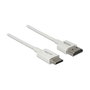 DeLOCK Cable HDMI High Speed con Ethernet 0,25 m HDMI-A a Mini-C Blanco 85140