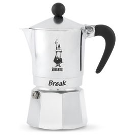 Bialetti Cafetera italiana Break Plata 1 Taza Aluminio