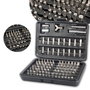 Hofftech Kit de 100 Puntas de Destornillador Profesional con Maletín: Brocas Hexagonales, PH, PZ, T, Seguridad, Tri-Wing y Adaptadores
