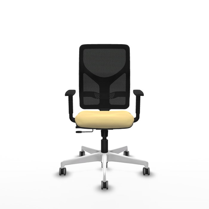PIQUERAS Y CRESPO Silla de oficina Motilla con mecanismo Sincro/Traslack Crema y Negro PIQUERAS Y CRESPO Silla de oficina Motilla con mecanismo Sincro/Traslack Crema y Negro