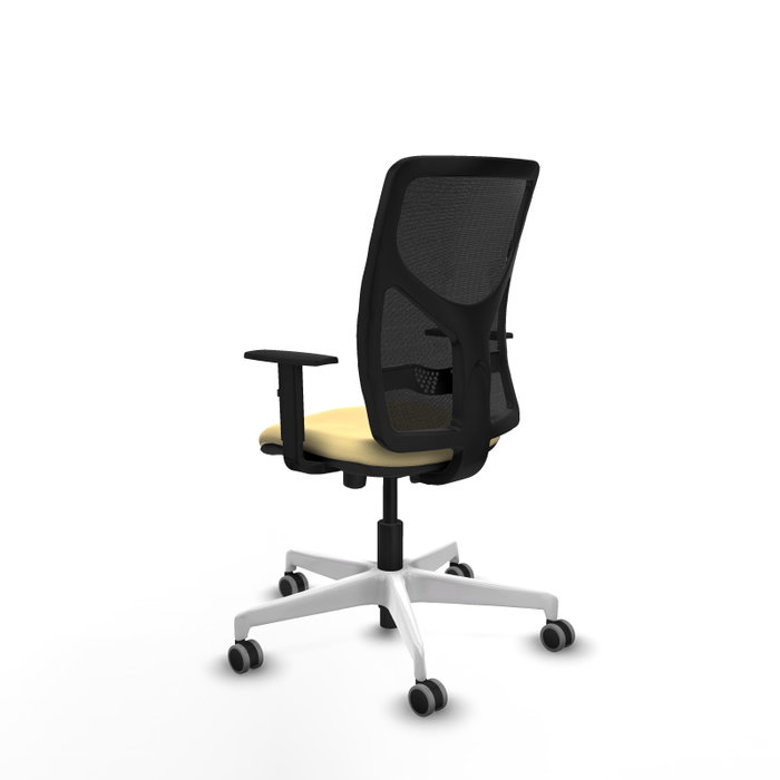 PIQUERAS Y CRESPO Silla de oficina Motilla con mecanismo Sincro/Traslack Crema y Negro PIQUERAS Y CRESPO Silla de oficina Motilla con mecanismo Sincro/Traslack Crema y Negro