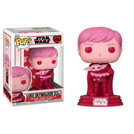Funko Pop Star Wars The Mandalorian San Valentín Luke Skywalker & Grogu