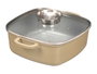 KINVARA Cacerola Cuadrada Inducción Forjada Beige 24cm