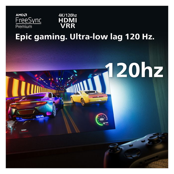 Philips 55PML9008/12 Smart TV 139 cm (55 Zoll) UltraHD 4K WLAN Ambilight Dolby Vision 120Hz Panel Anthrazit