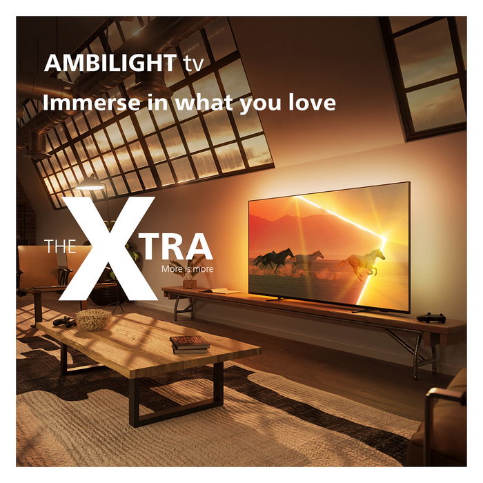 Philips 55PML9008/12 Smart TV 139 cm (55 Zoll) UltraHD 4K WLAN Ambilight Dolby Vision 120Hz Panel Anthrazit