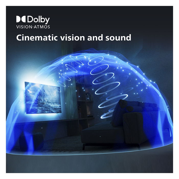 Philips 55PML9008/12 Smart TV 139 cm (55 Zoll) UltraHD 4K WLAN Ambilight Dolby Vision 120Hz Panel Anthrazit