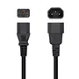 Aisens Cable de Alimentación CPU C14 Macho a C13 Hembra 3m Negro