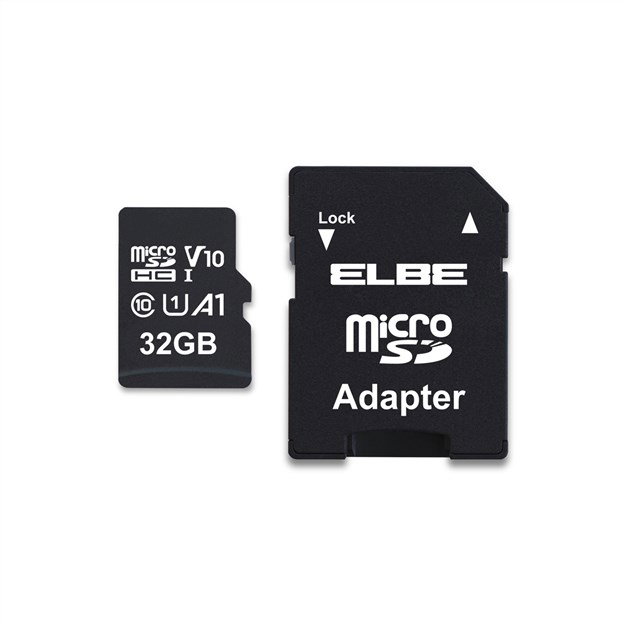 Elbe Tarjeta Micro SD 32GB MSD-1032 UHS-I U1 Full HD