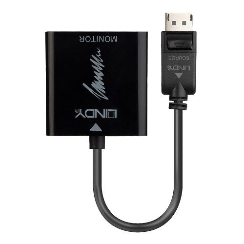Lindy 41068 - Cable DisplayPort a HDMI Tipo A, 1.5 m, Negro