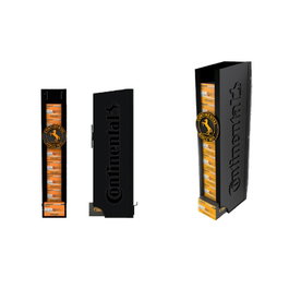 Continental Dispensador Metálico de Instalación en Pared para Cámaras - Pack de 3