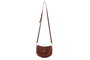 Adira Bolsa de Hombro Tan Cuero de Polivinilo Elegante y Duradera para Mujer