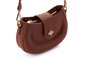 Adira Bolsa de Hombro Tan Cuero de Polivinilo Elegante y Duradera para Mujer