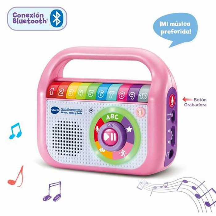 Vtech Reproductor musical Graba, canta y baila rosa