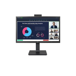 LG 24BP75CP-B Monitor Profesional 23.8" FHD IPS 1920x1080 60Hz Webcam Regulable