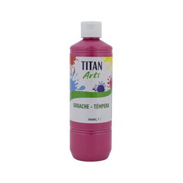 Tempera Titan Arts Creative Escolar 500Ml Rosa