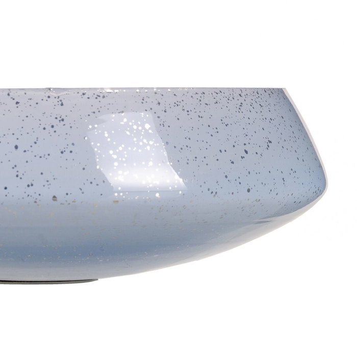Ixia Centro de Mesa Azul Cristal Decoración 24 x 24 x 8 cm