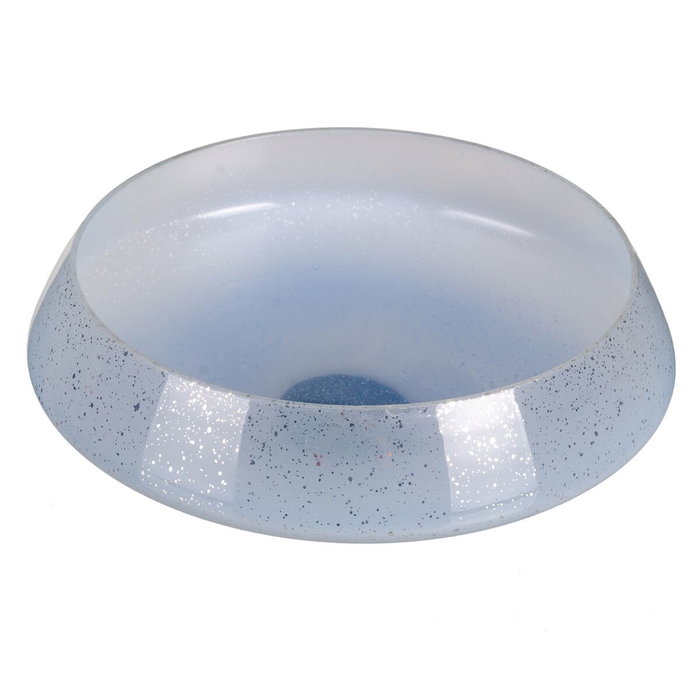 Ixia Centro de Mesa Azul Cristal Decoración 24 x 24 x 8 cm