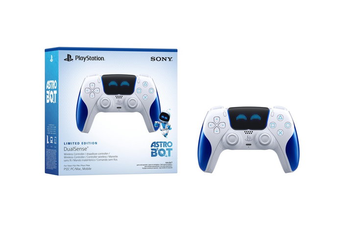 Sony Mando DualSense Inalámbrico PS5 ASTRO BOT Joyful Limited Edition con Retroalimentación Háptica y Gatillos Adaptativos