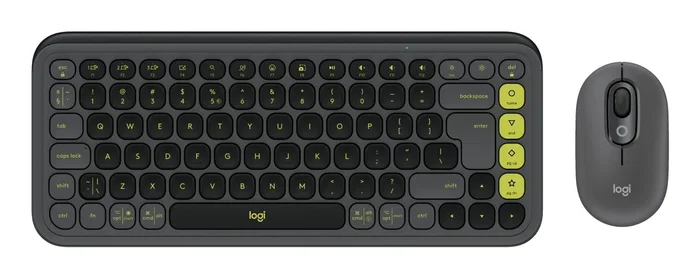 Logitech POP ICON Combo inalámbrico con teclado y ratón, gris