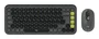 Logitech POP ICON Combo inalámbrico con teclado y ratón, gris
