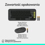 Logitech POP ICON Combo inalámbrico con teclado y ratón, gris
