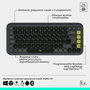 Logitech POP ICON Combo inalámbrico con teclado y ratón, gris