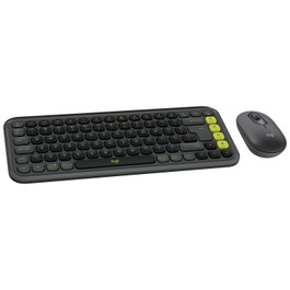 Logitech POP ICON Combo inalámbrico con teclado y ratón, gris