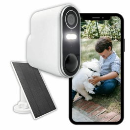 Konyks Camini Air 2 Solar Cámara de vigilancia exterior inalámbrica con panel solar