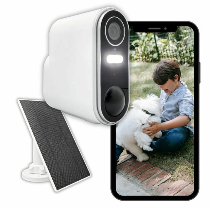 Konyks Camini Air 2 Solar Cámara de vigilancia exterior inalámbrica con panel solar Konyks Camini Air 2 Solar Cámara de vigilancia exterior inalámbrica con panel solar