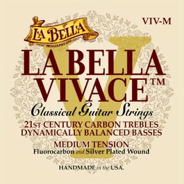 Juego de Cuerdas La Bella para Guitarra Clásica Tensión Media