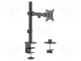 LogiLink Soporte para Monitor 17-32 pulgadas, Brazo 376 mm, Negro