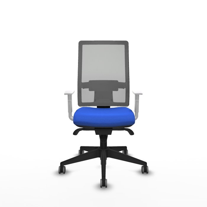 PIQUERAS Y CRESPO Silla de oficina Horna con mecanismo Sincro, Azul y Gris
